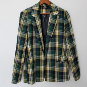 Wildfang x Lucca "The Styles" Casual Plaid Blazer